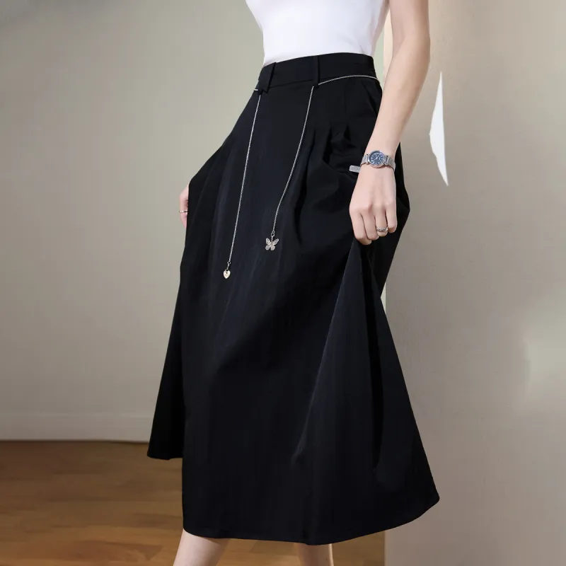 SMEN Casual Long Skirts Women's-5