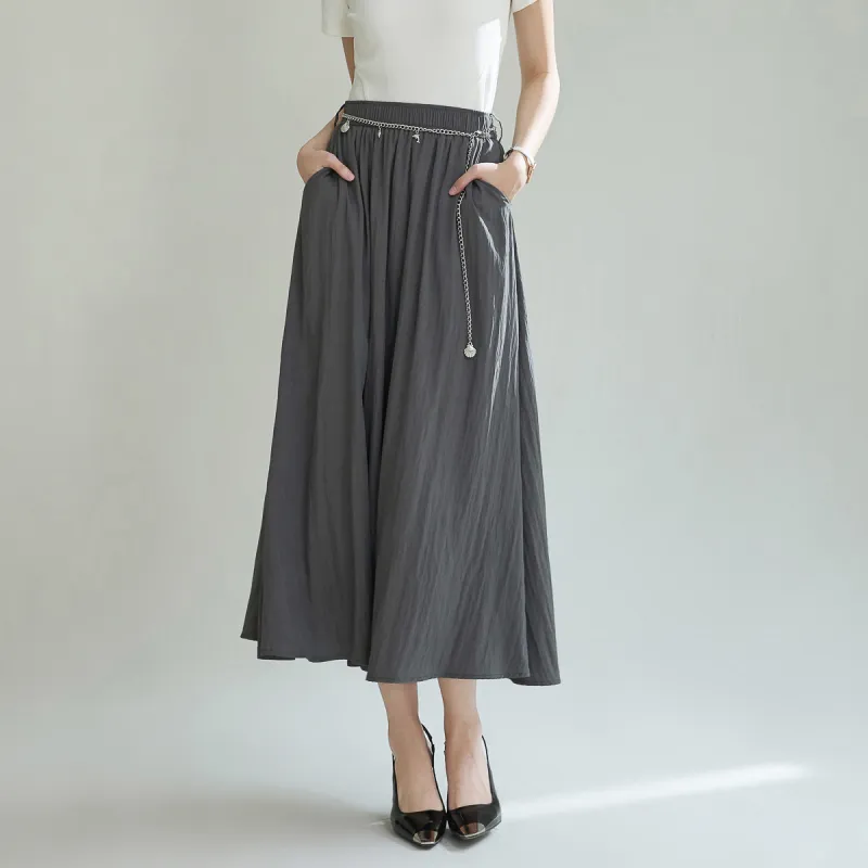 SMEN Casual Long Skirts Women's-2