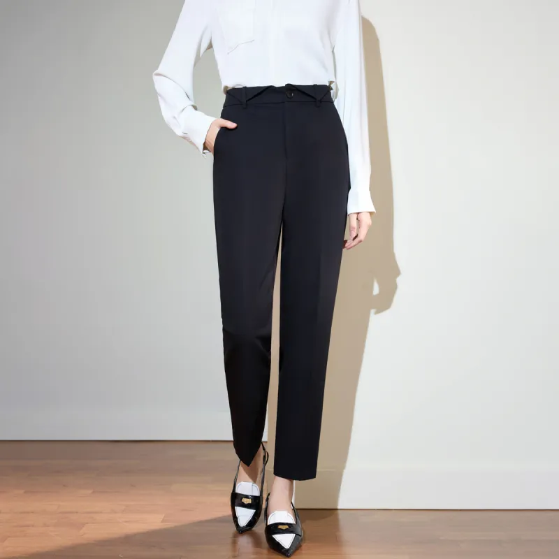 SMEN Casual Pants Women's Black-8