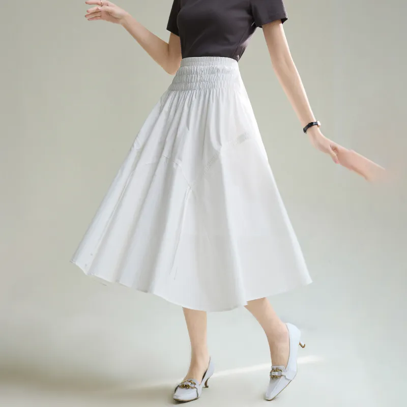 SMEN Casual Long Skirts Women's-7