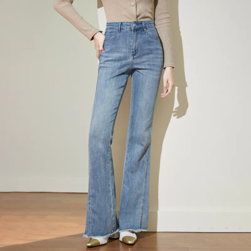 SMEN Jeans Women's Denim Blue-4