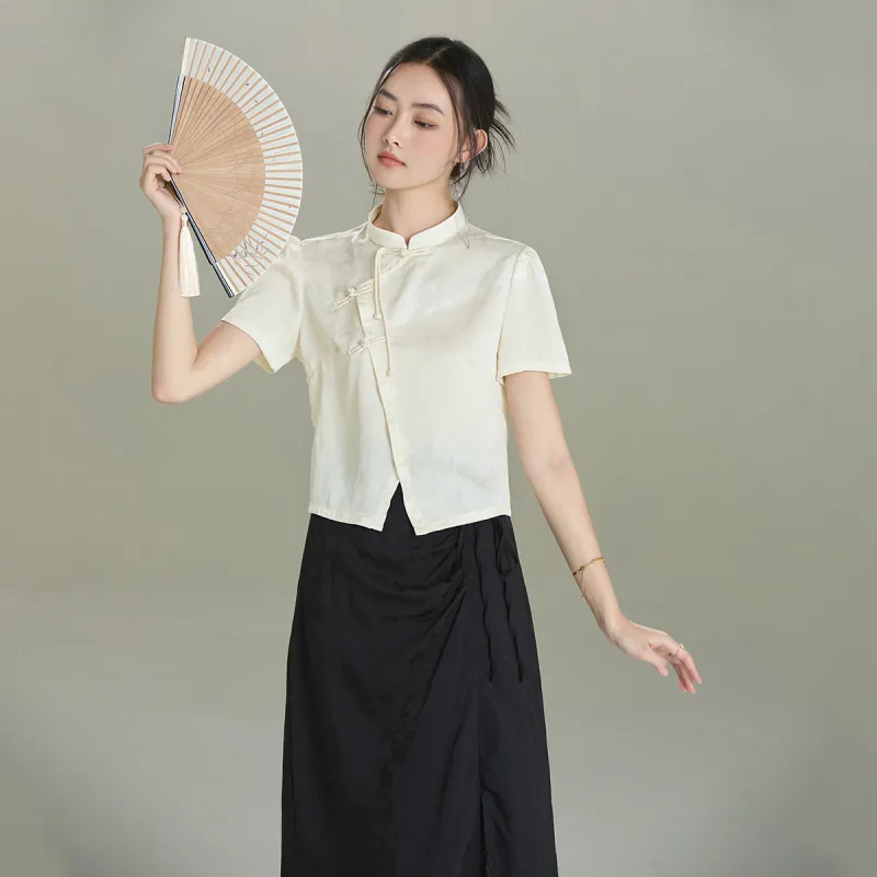 SMEN Shirts Women's Apricot-4