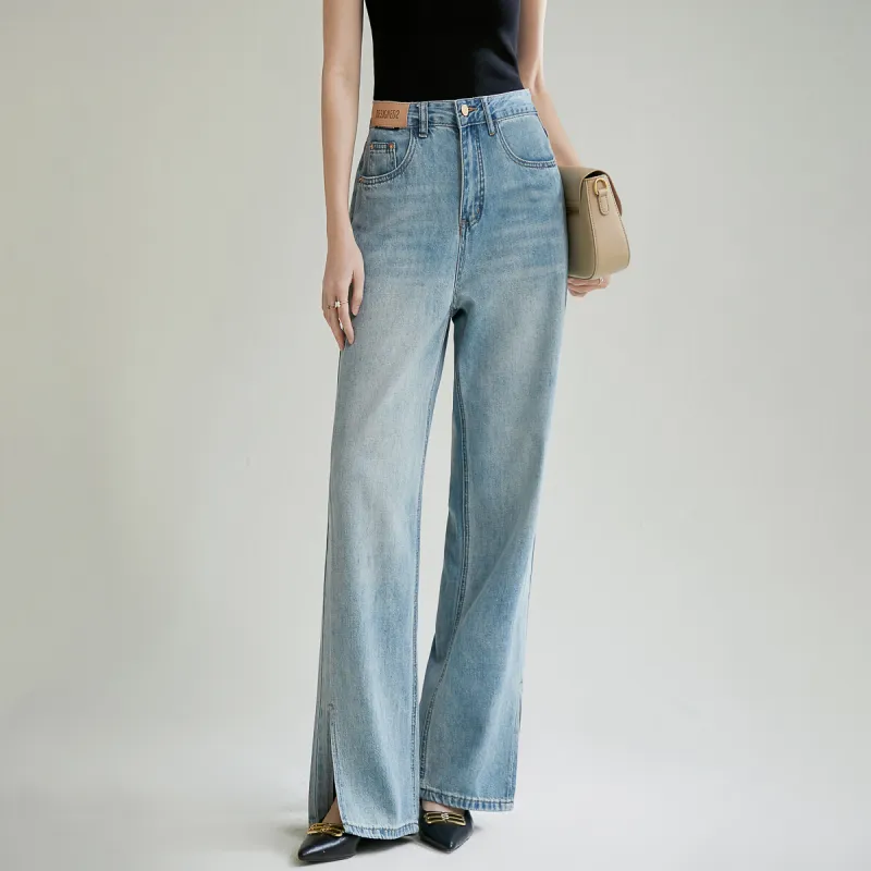 SMEN Jeans Women's Denim Blue-6