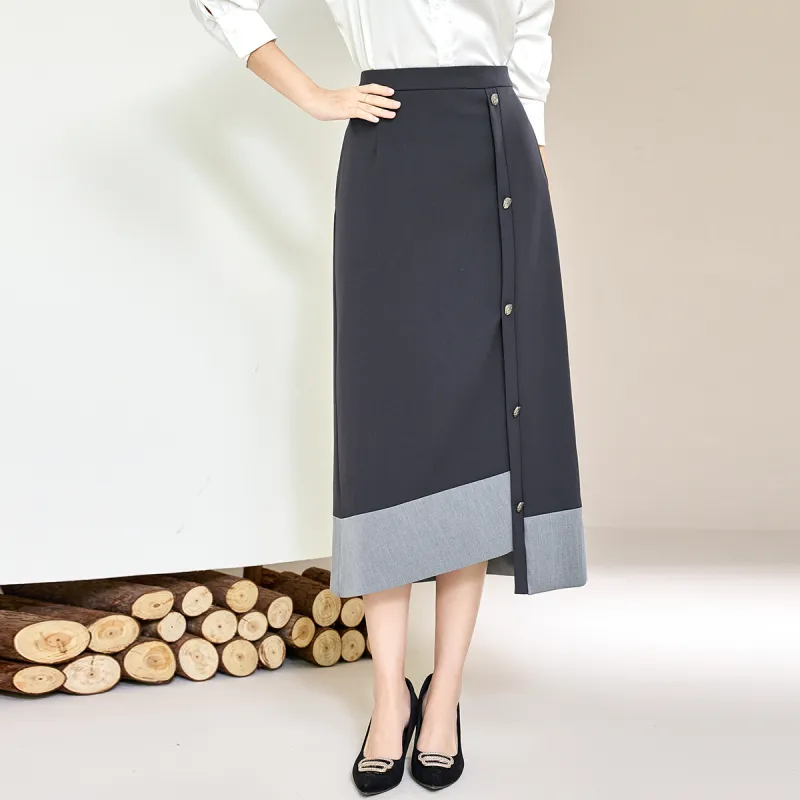 SMEN Casual Long Skirts Women's-11
