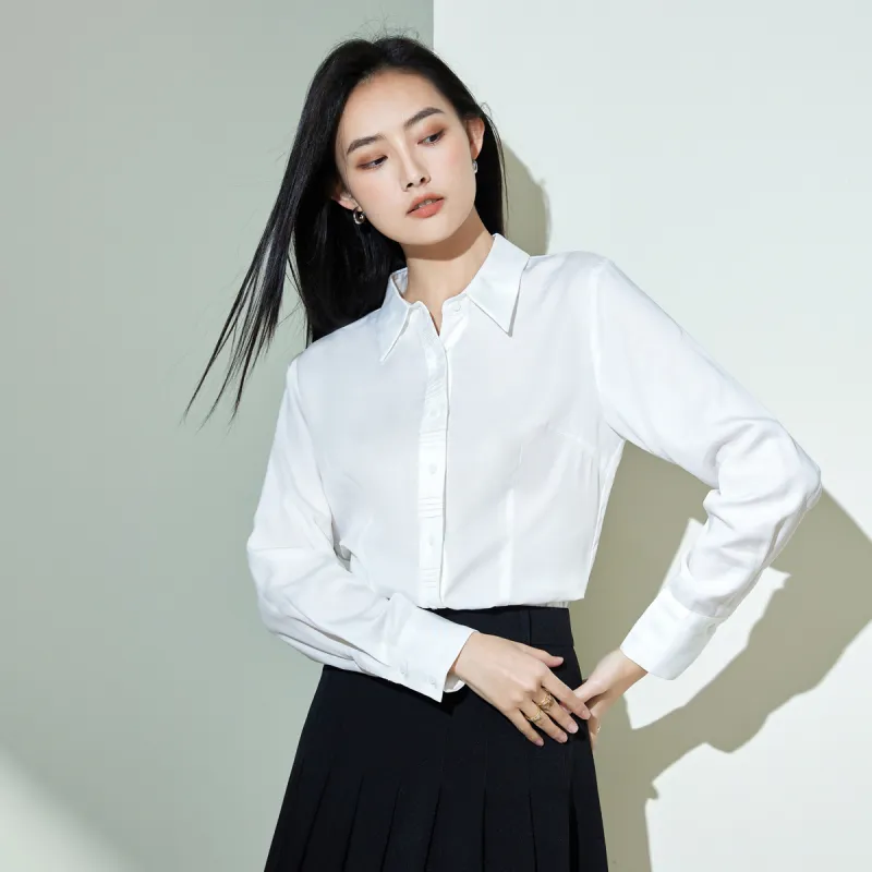 SMEN Shirts Women's White-2