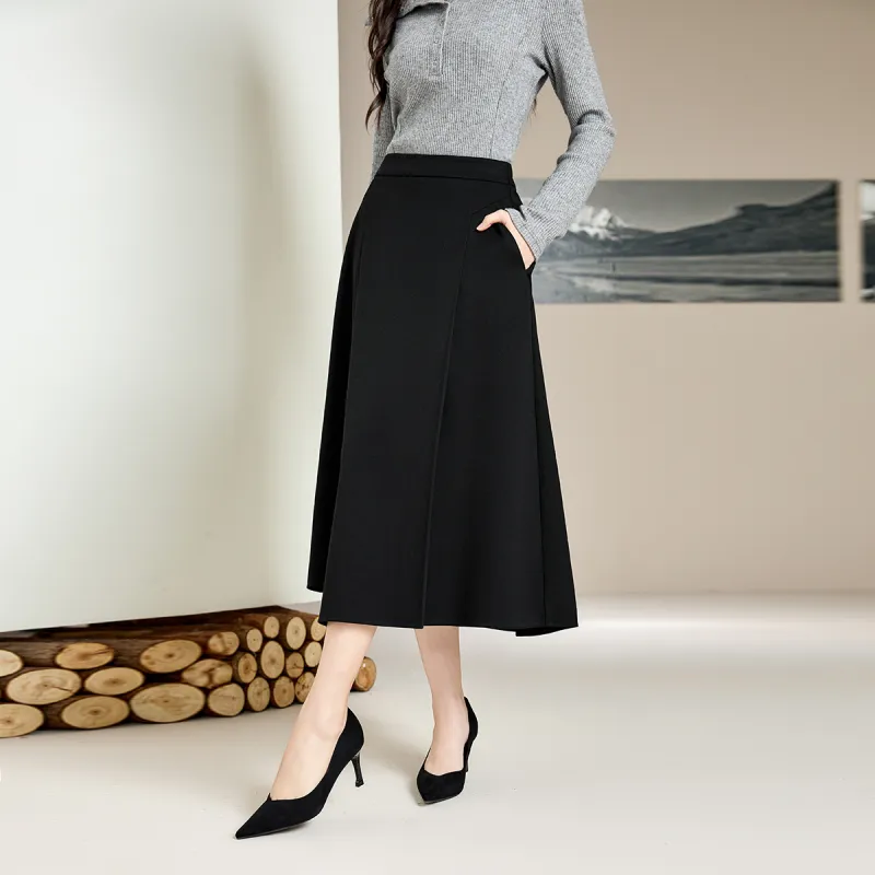 SMEN Casual Long Skirts Women's-1