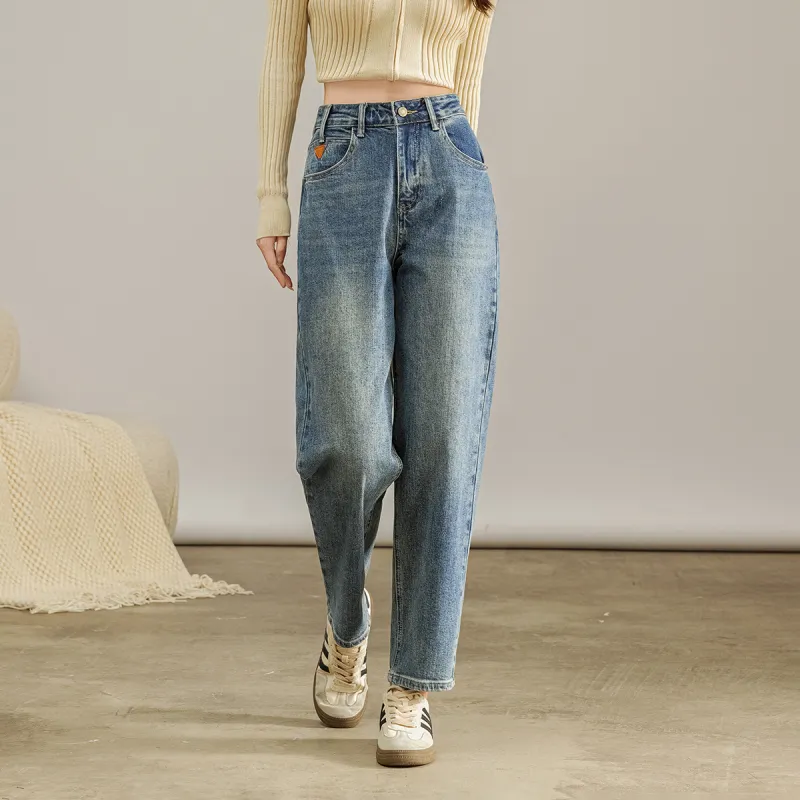 SMEN Jeans Women's Denim Blue-2