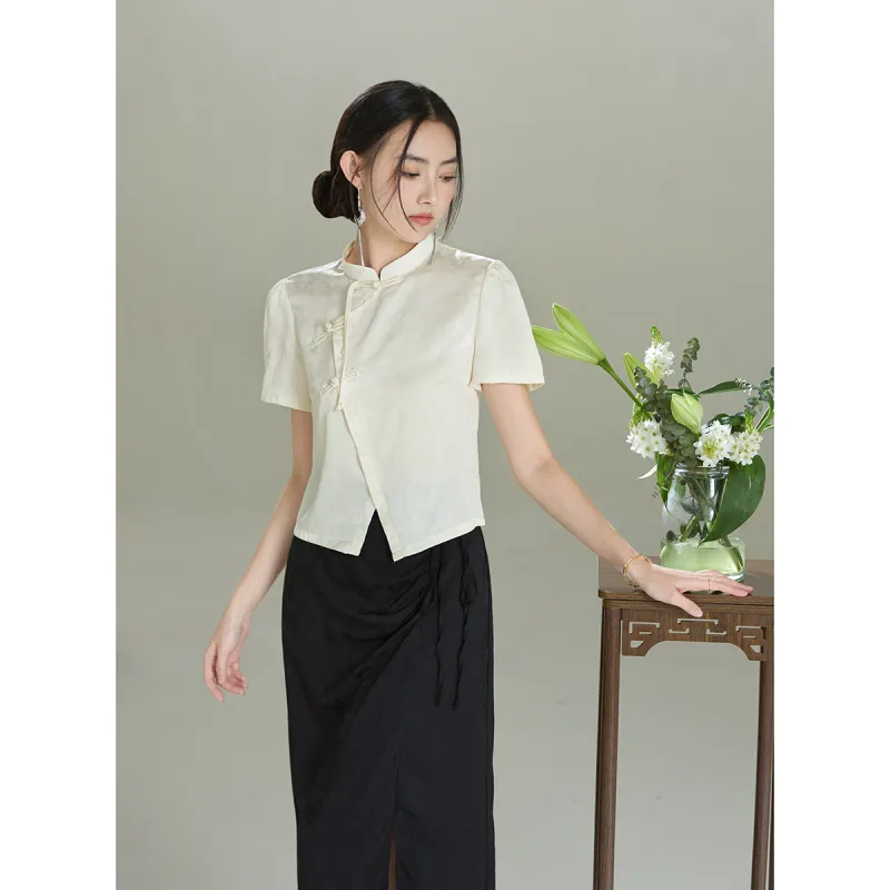 SMEN Shirts Women's Apricot-8