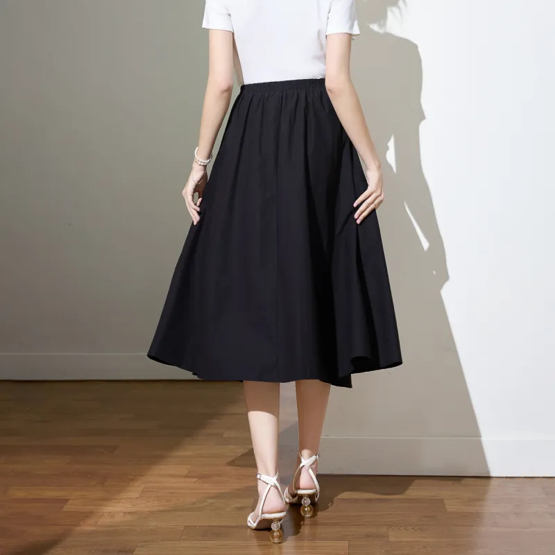 SMEN Casual Long Skirts Women's-17