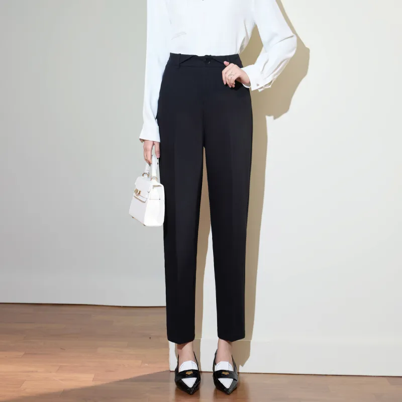SMEN Casual Pants Women's Black-5