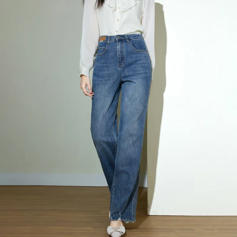 SMEN Jeans Women's Denim Blue-3
