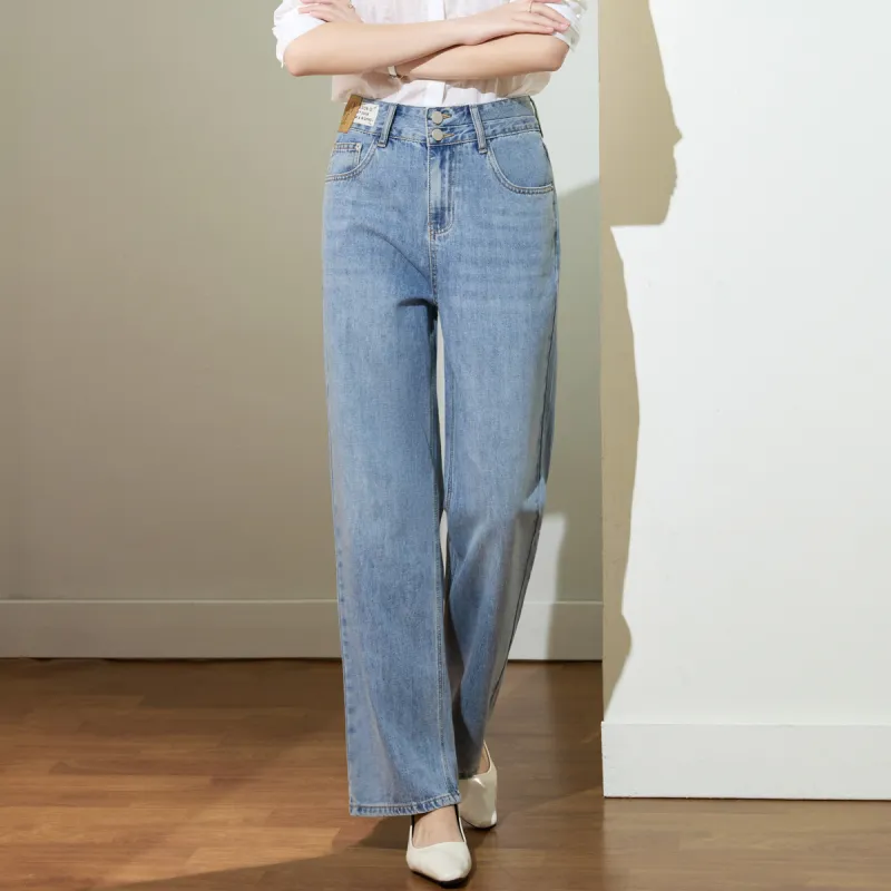 SMEN Jeans Women's Denim Blue-2