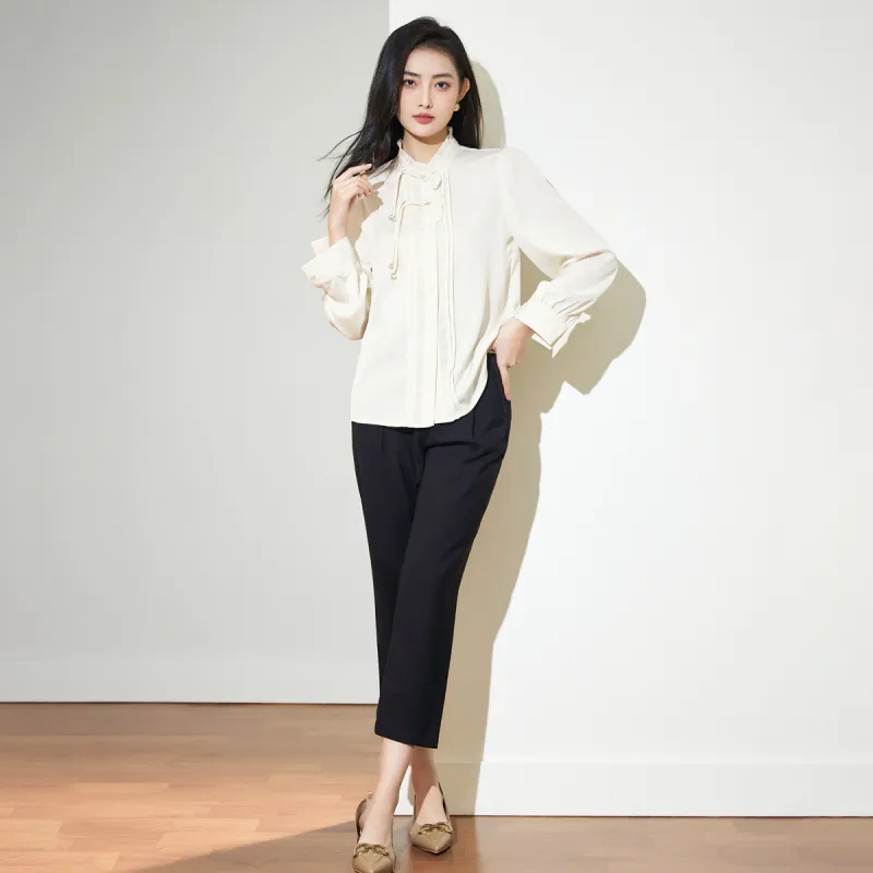 SMEN Shirts Women's Beige-5