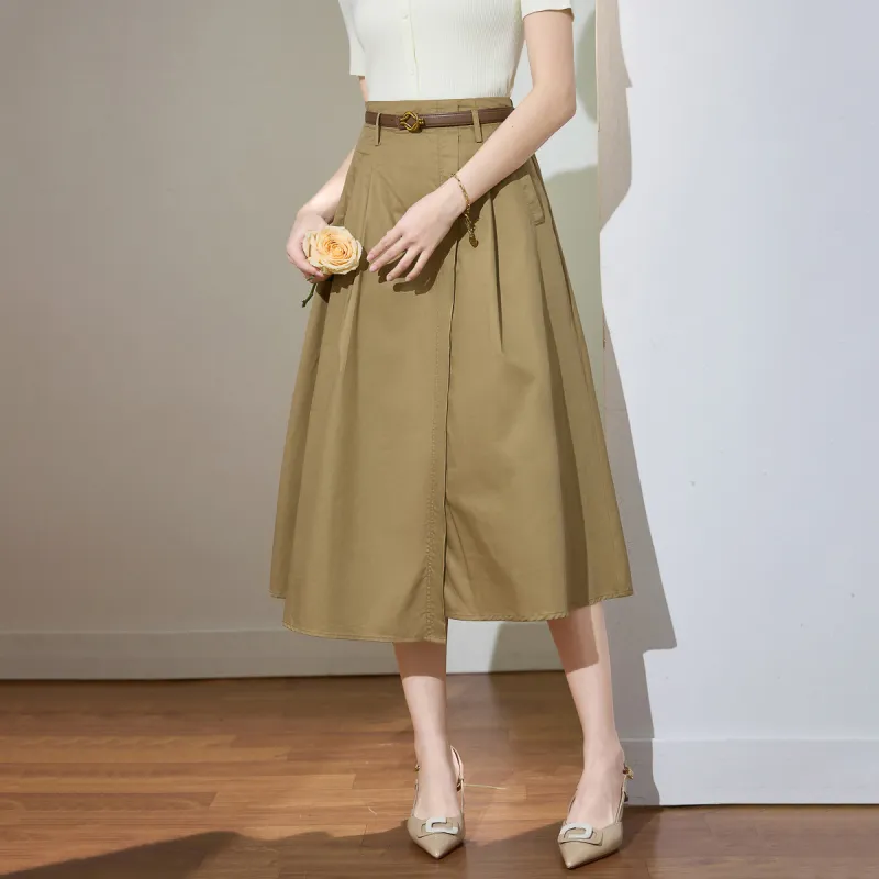 SMEN Casual Long Skirts Women's-13