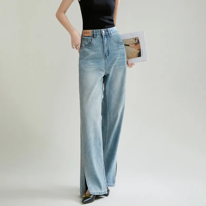 SMEN Jeans Women's Denim Blue-4