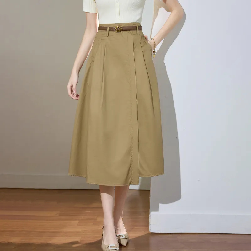 SMEN Casual Long Skirts Women's-10