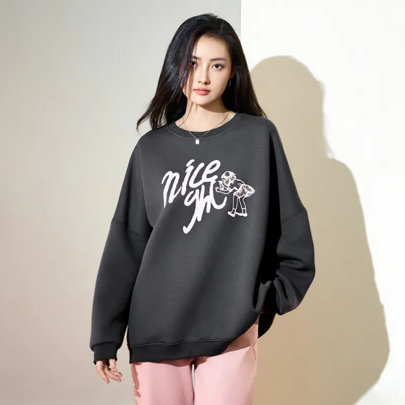 SMEN Sweatshirts Women's Gray-2
