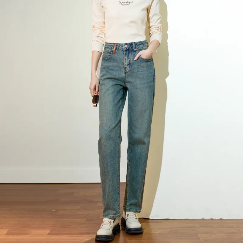 SMEN Jeans Women's Denim Blue-2