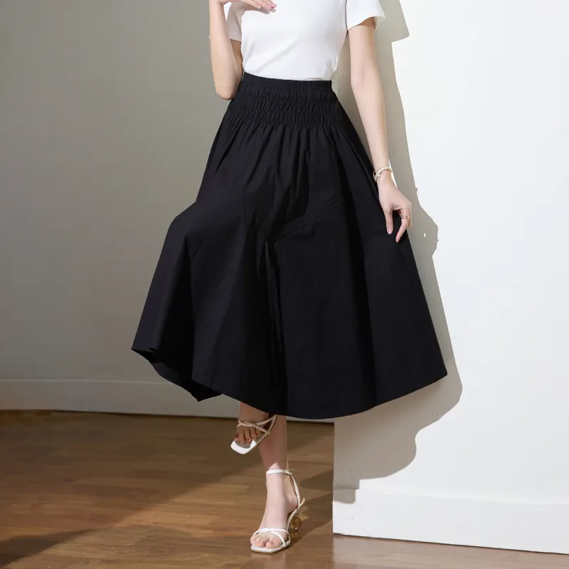 SMEN Casual Long Skirts Women's-16