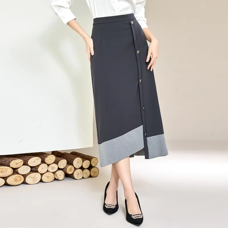 SMEN Casual Long Skirts Women's-15