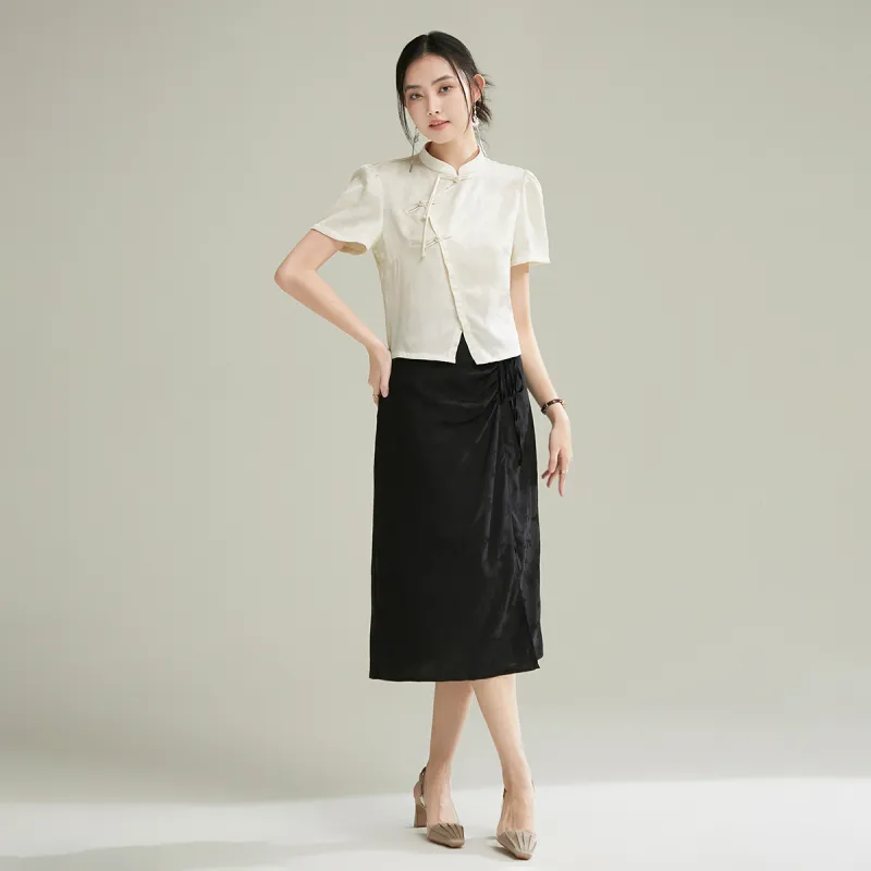 SMEN Shirts Women's Apricot-5