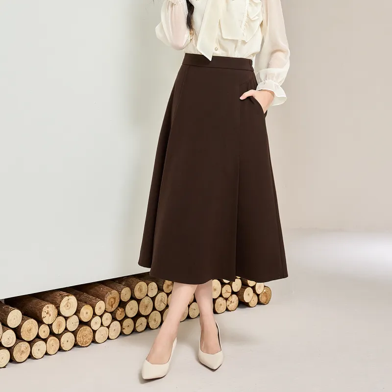 SMEN Casual Long Skirts Women's-5