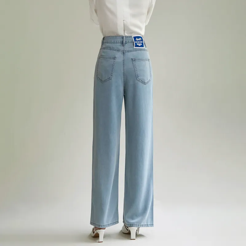 SMEN Jeans Women's Denim Blue-7