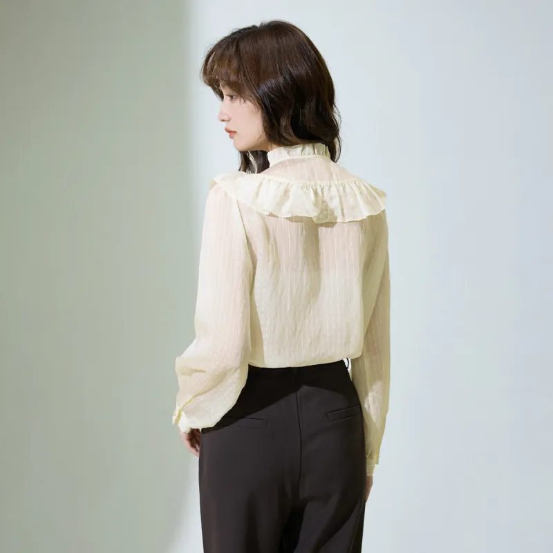 SMEN Shirts Women's Beige-6