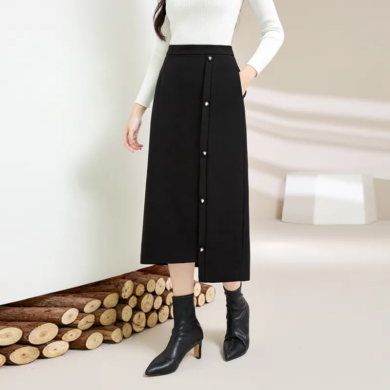 SMEN Casual Long Skirts Women's-8