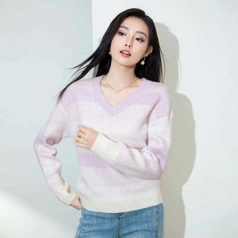 SMEN Knitwear Women's Purple-3