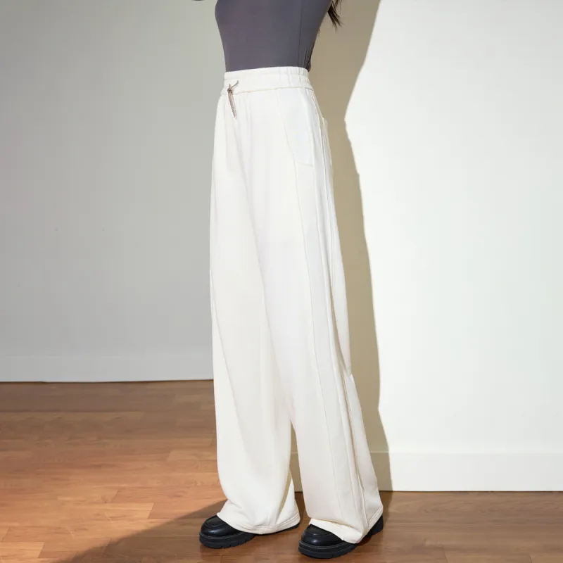 SMEN Casual Pants Women's Apricot-4