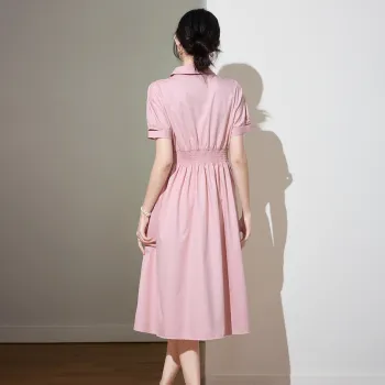 SMEN Short Sleeved Dresses Women's