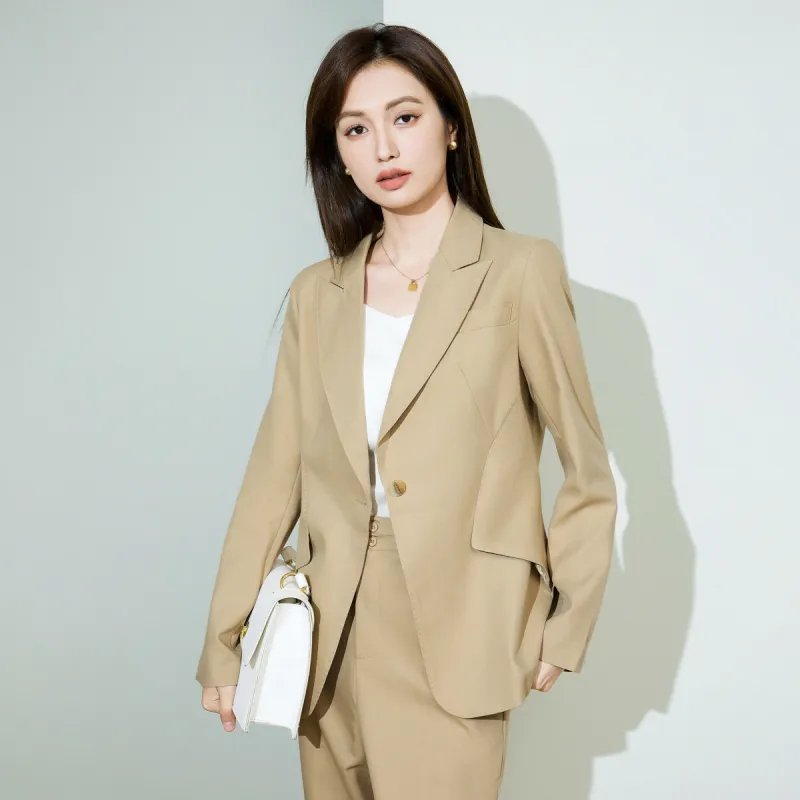SMEN Business Suit Women's Khaki-3