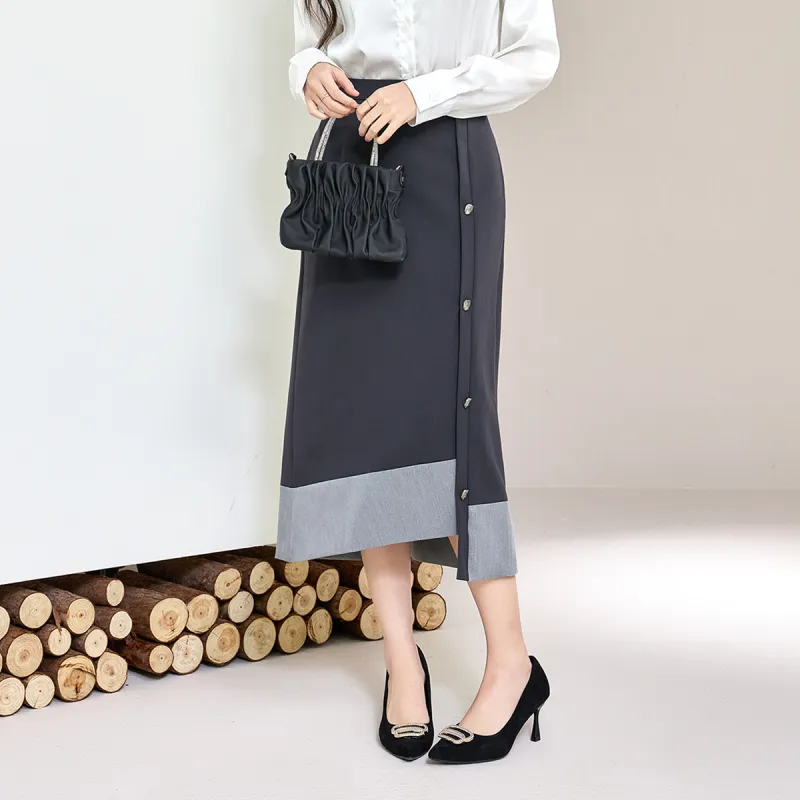 SMEN Casual Long Skirts Women's-13