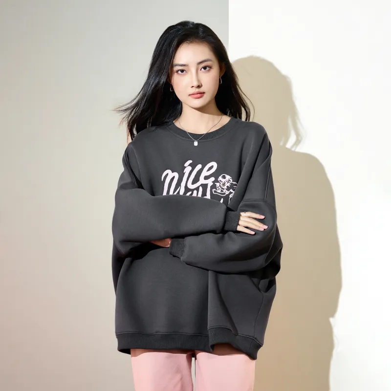 SMEN Sweatshirts Women's Gray-5