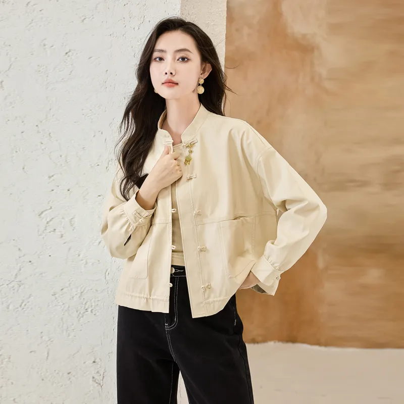 SMEN Cropped Coats Women's-2