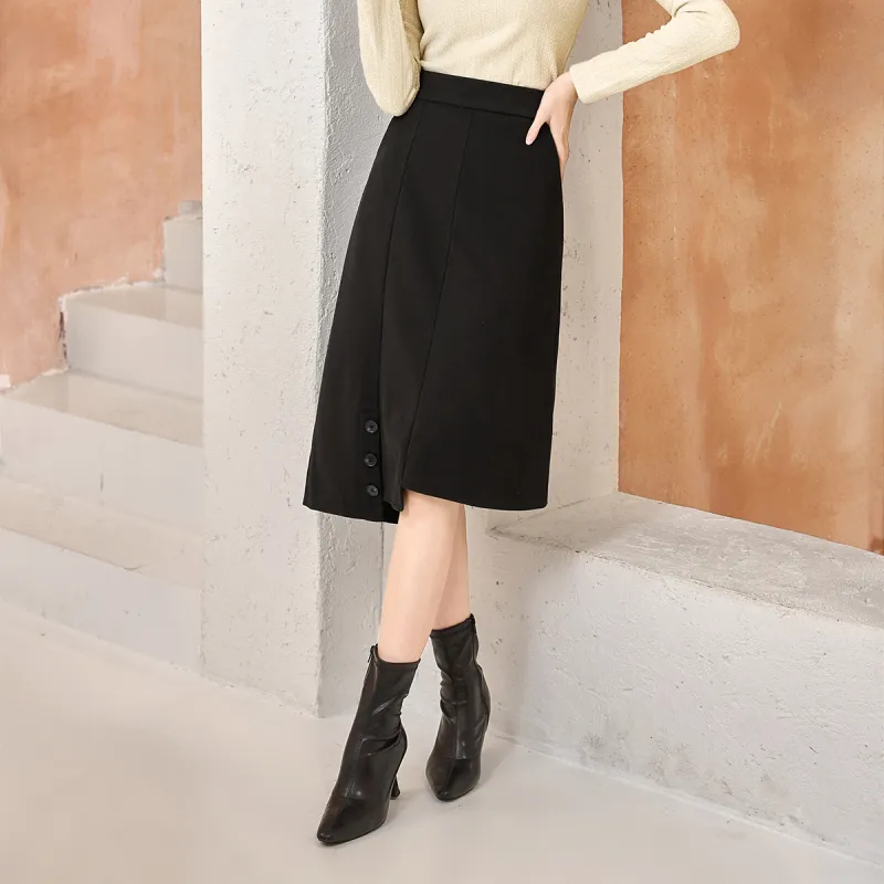 SMEN Casual Long Skirts Women's-6