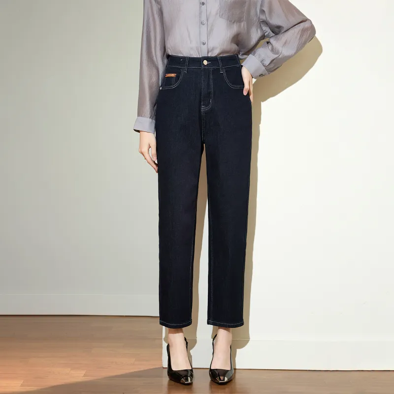 SMEN Jeans Women's Navy Blue-2