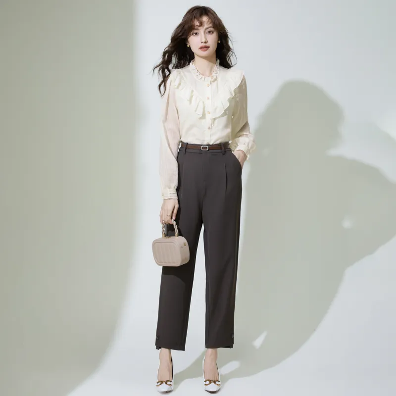 SMEN Shirts Women's Beige-8