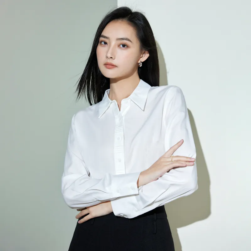 SMEN Shirts Women's White-3