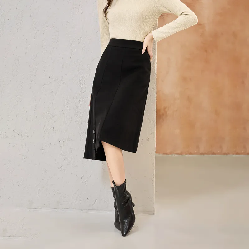 SMEN Casual Long Skirts Women's-4