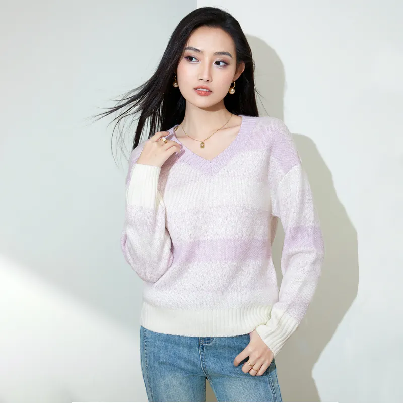 SMEN Knitwear Women's Purple-5