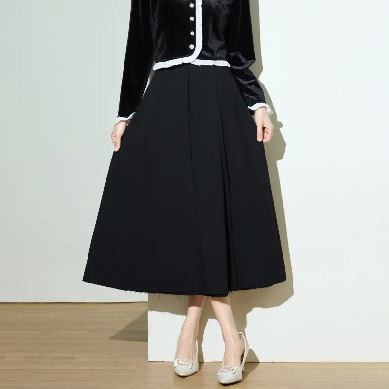 SMEN Casual Long Skirts Women's-13