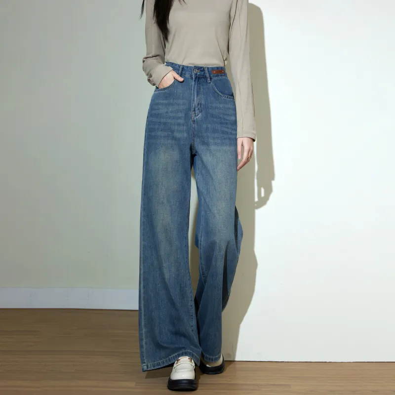 SMEN Jeans Women's Denim Blue-2