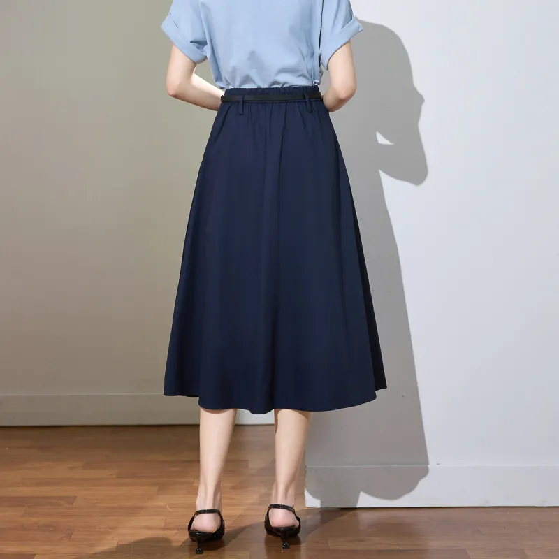 SMEN Casual Long Skirts Women's-7