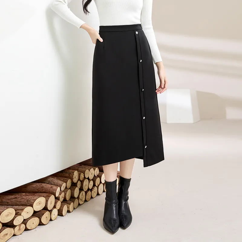 SMEN Casual Long Skirts Women's-2