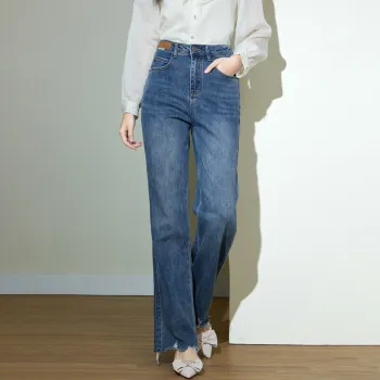 SMEN Jeans Women's Denim Blue