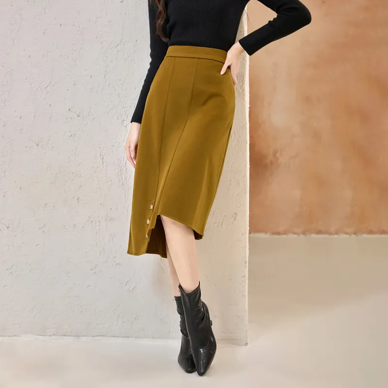 SMEN Casual Long Skirts Women's-10