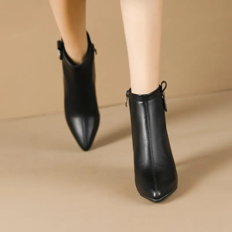 COVER Ankle Boots 6.5cm Women's-4