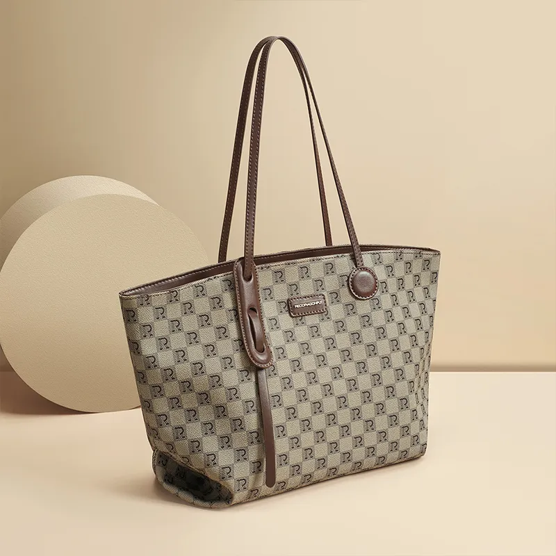 RED DRAGONFLY PVC Tote Bag Shoulder Bag Regular Women's Light Coffee-9